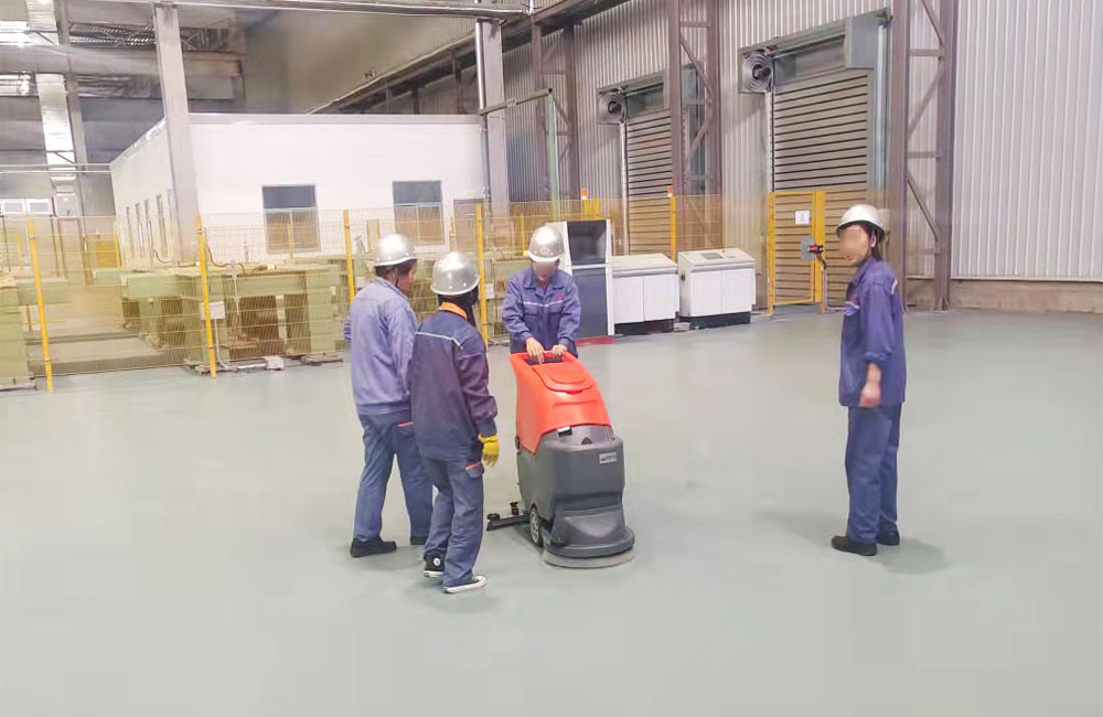 上海洗地機(jī)勝敏手推如何使用